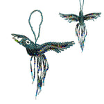 Beaded Hummingbird Charm