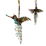 Beaded Hummingbird Charm