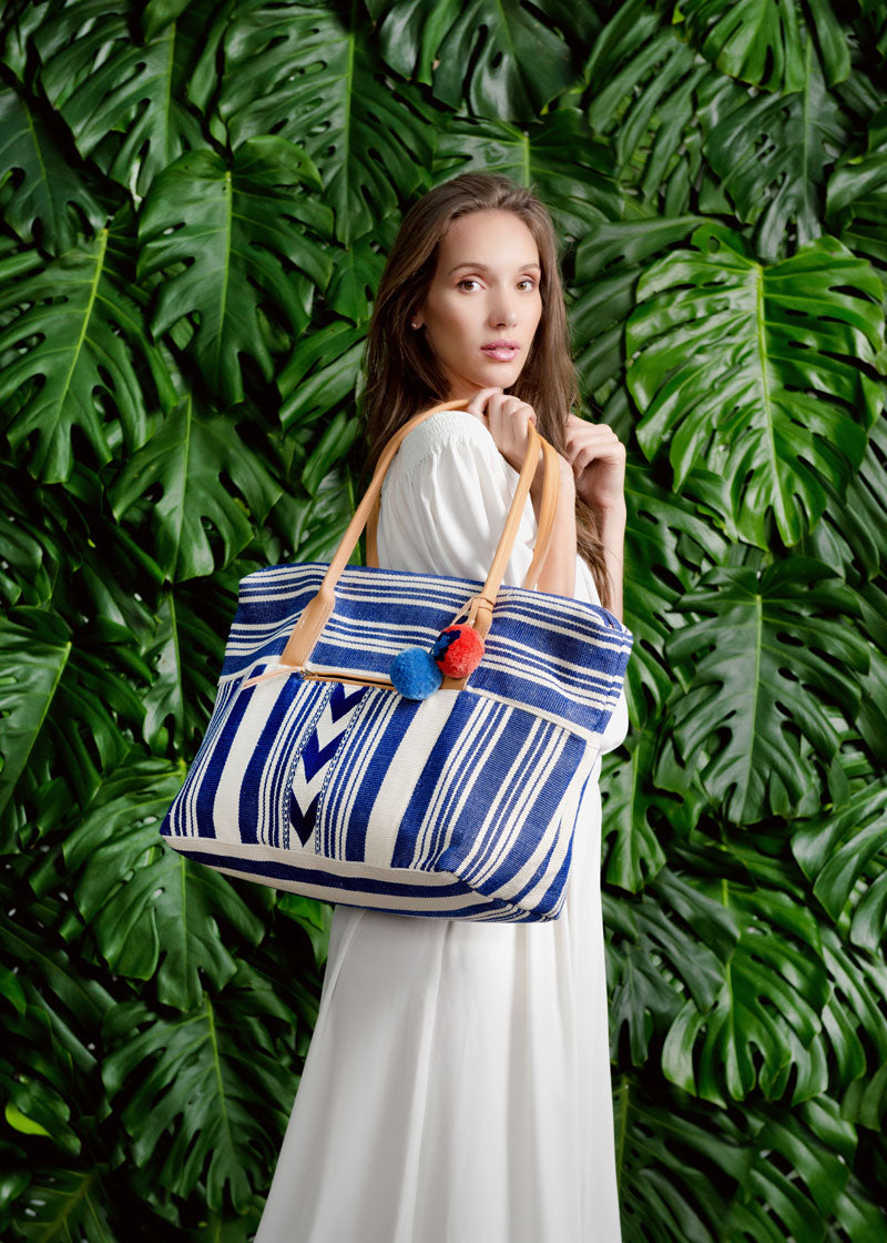 Hand woven Dolores Weekender - Ethical Shopping at Mercado Global