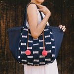 Rosa Midnight Eyelashes Tote Ethical Fashion