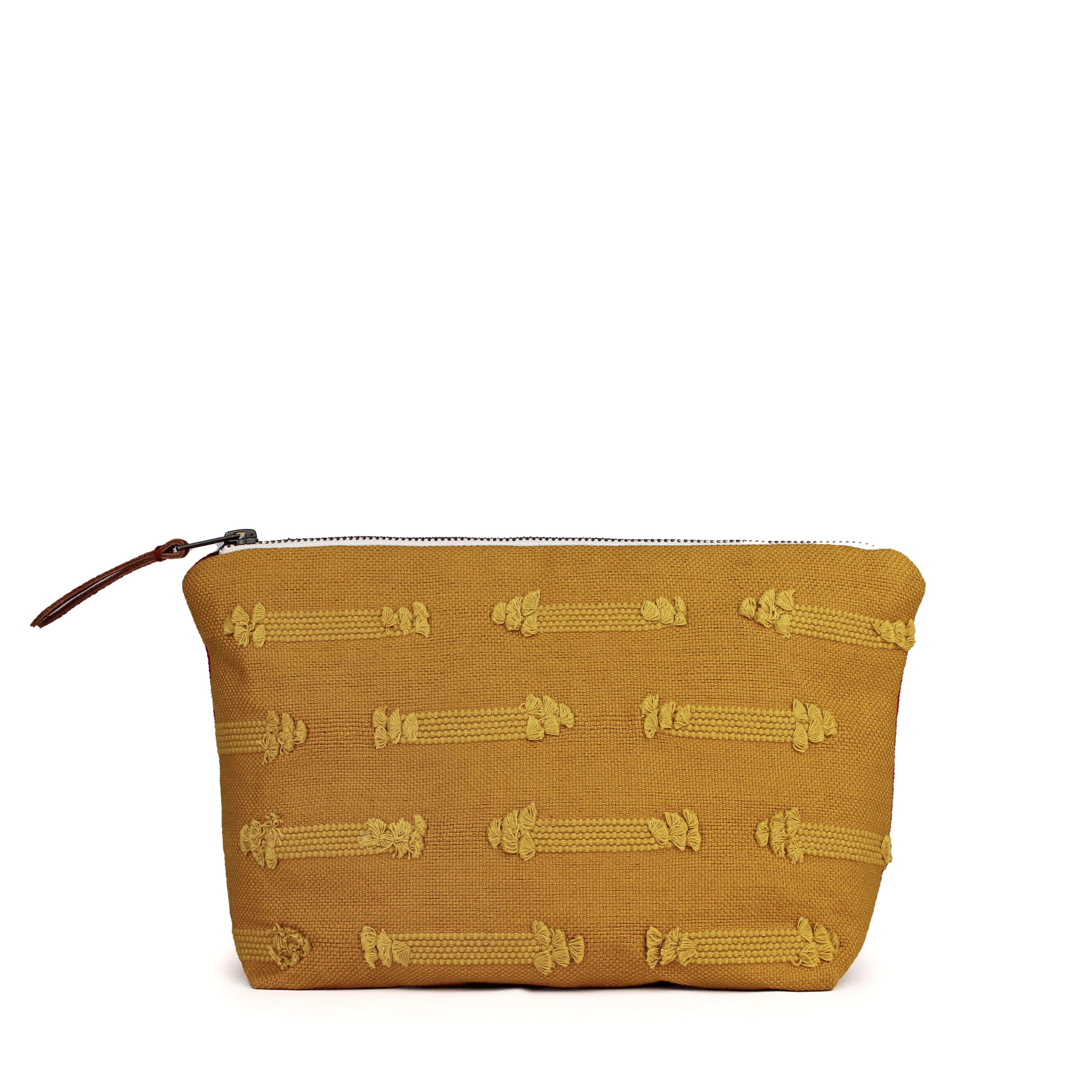 Cristina Cosmetic Pouch in Ginger Stripes – Mercado Global