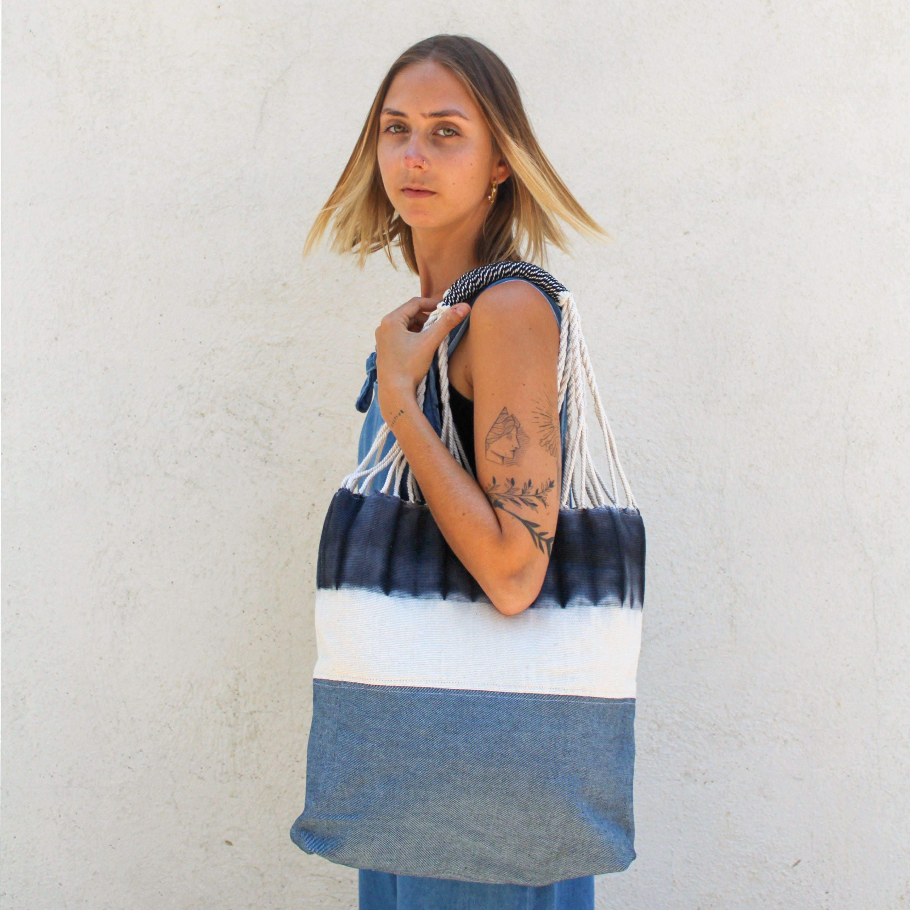 Upcycled denim bags online